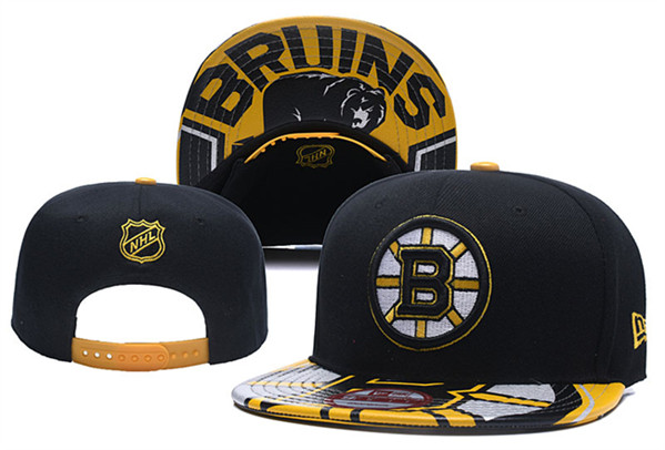 Boston Bruins Stitched Snapback Hats 004